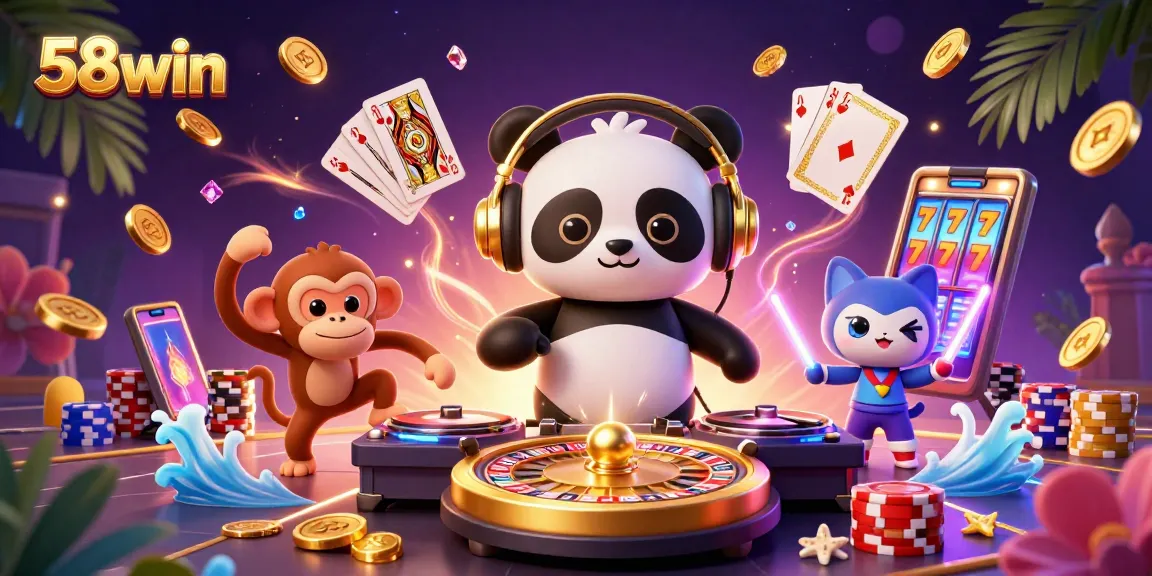 Engage in thrilling gameplay at 58win with vibrant characters and exciting casino elements.