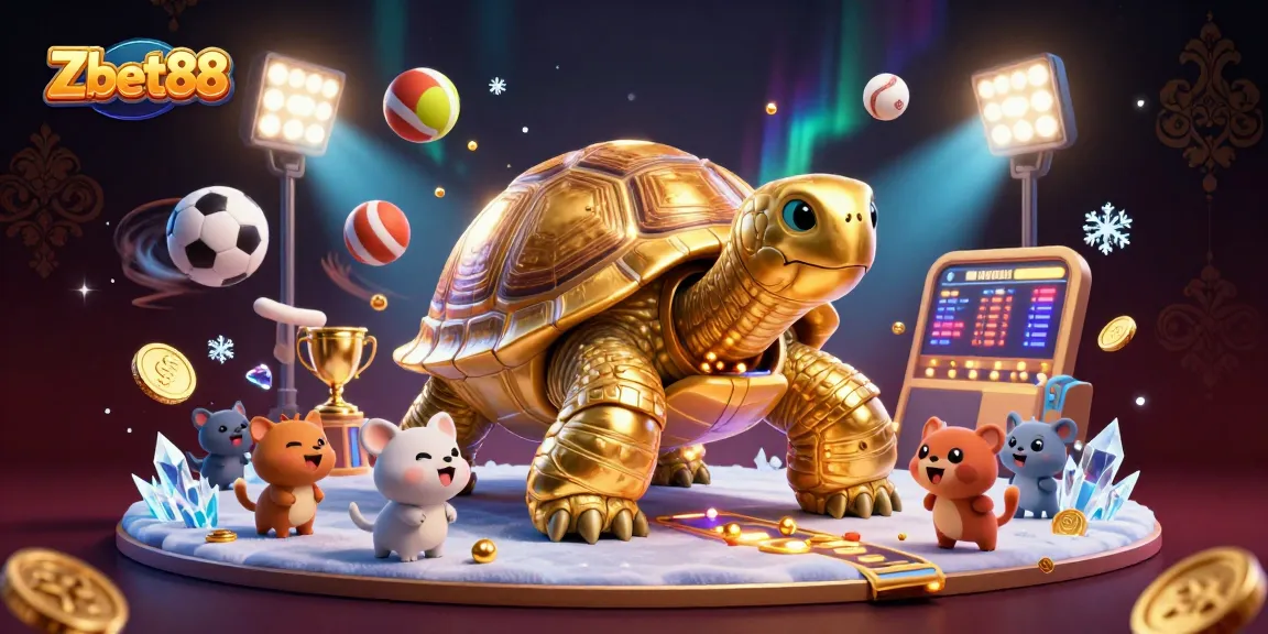 Zbet88 elevates your gaming experience with a vibrant and dynamic online casino illustration featuring animated elements.