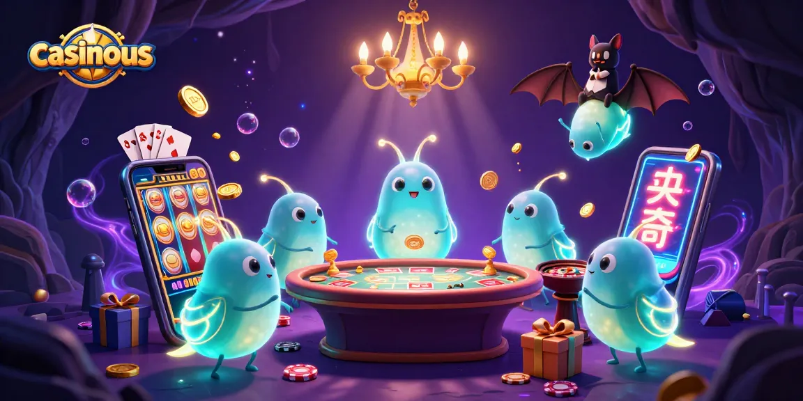 Experience the enchanting cave casino illuminated by glowworms, showcasing casinous gaming excitement.